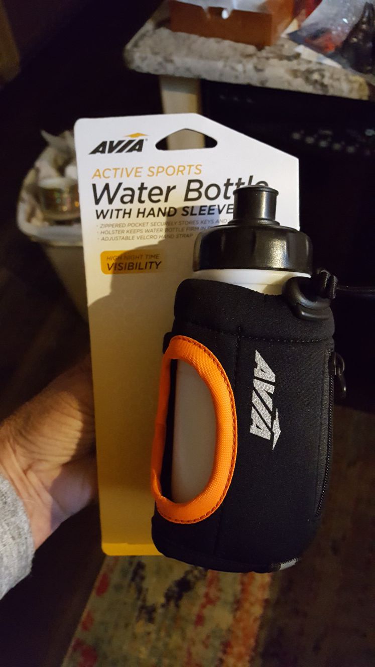 Water bottle, wrist attachments, new