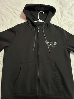 mens large tommy hilfiger zip up jacket