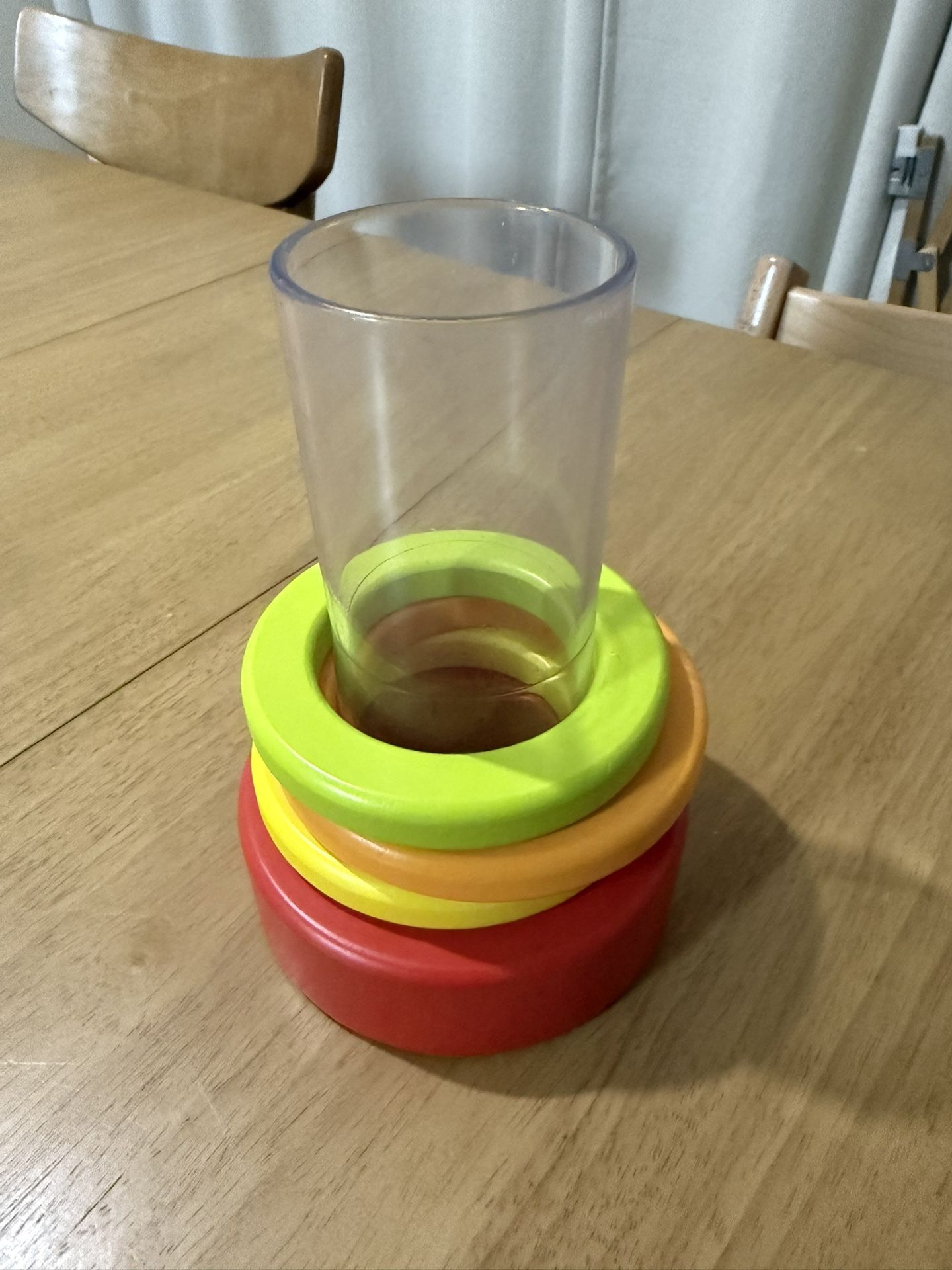 LOVEVERY MONTHS 9-10 RING STACKER TOY FROM THE EXPLORER PLAY KIT