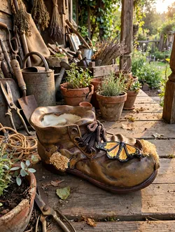 Boot Shoe Planter