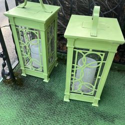 two lanterns 