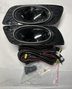 LA Zona Auto Parts 2012 Honda Civic 4 door smoked fog lights luces de neblina ahumadas 