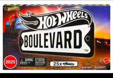 Hot Wheels Boulevard 25-Pack Premium Die-Cast Car Set (2025) - New