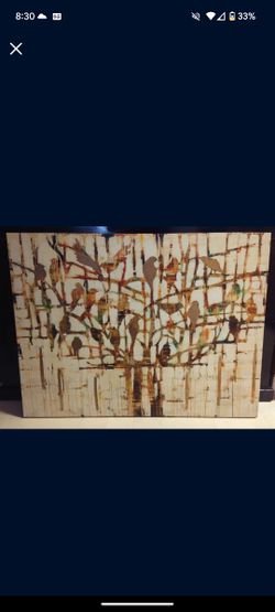 Liz Jardine "Tree Talk" Art on Canvas