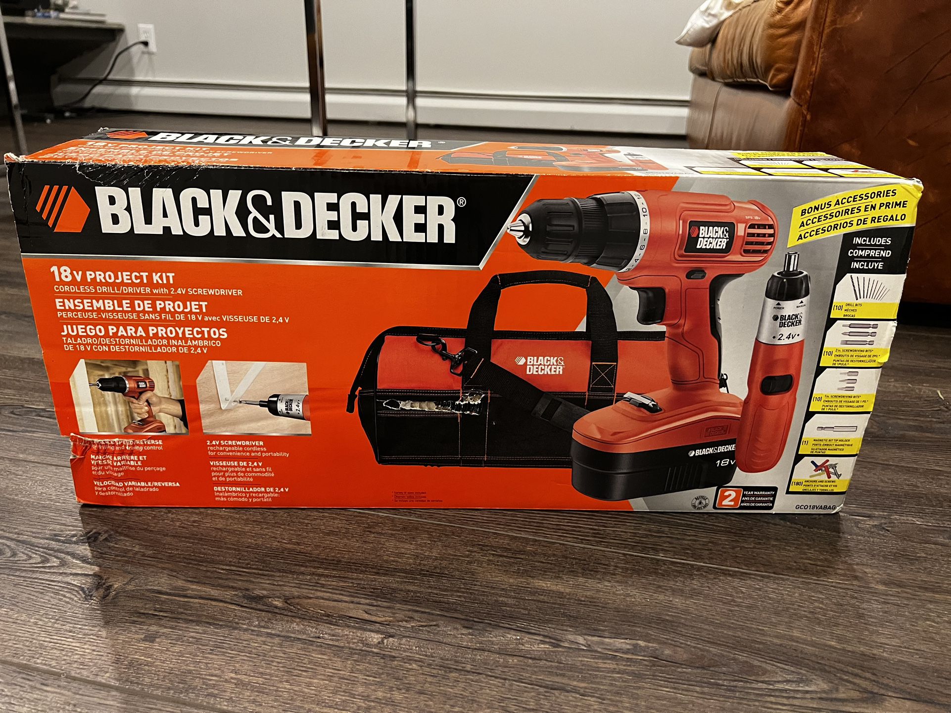 Black And Decker Cordless Drill - BRAND NEW IN BOX