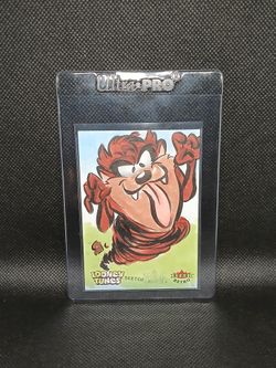 Upper Deck 2024 Fleer Retro Looney Tunes Tazmanian Devil 1 Of 1Sketch Card