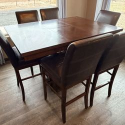 6 Seat Bar Height Table