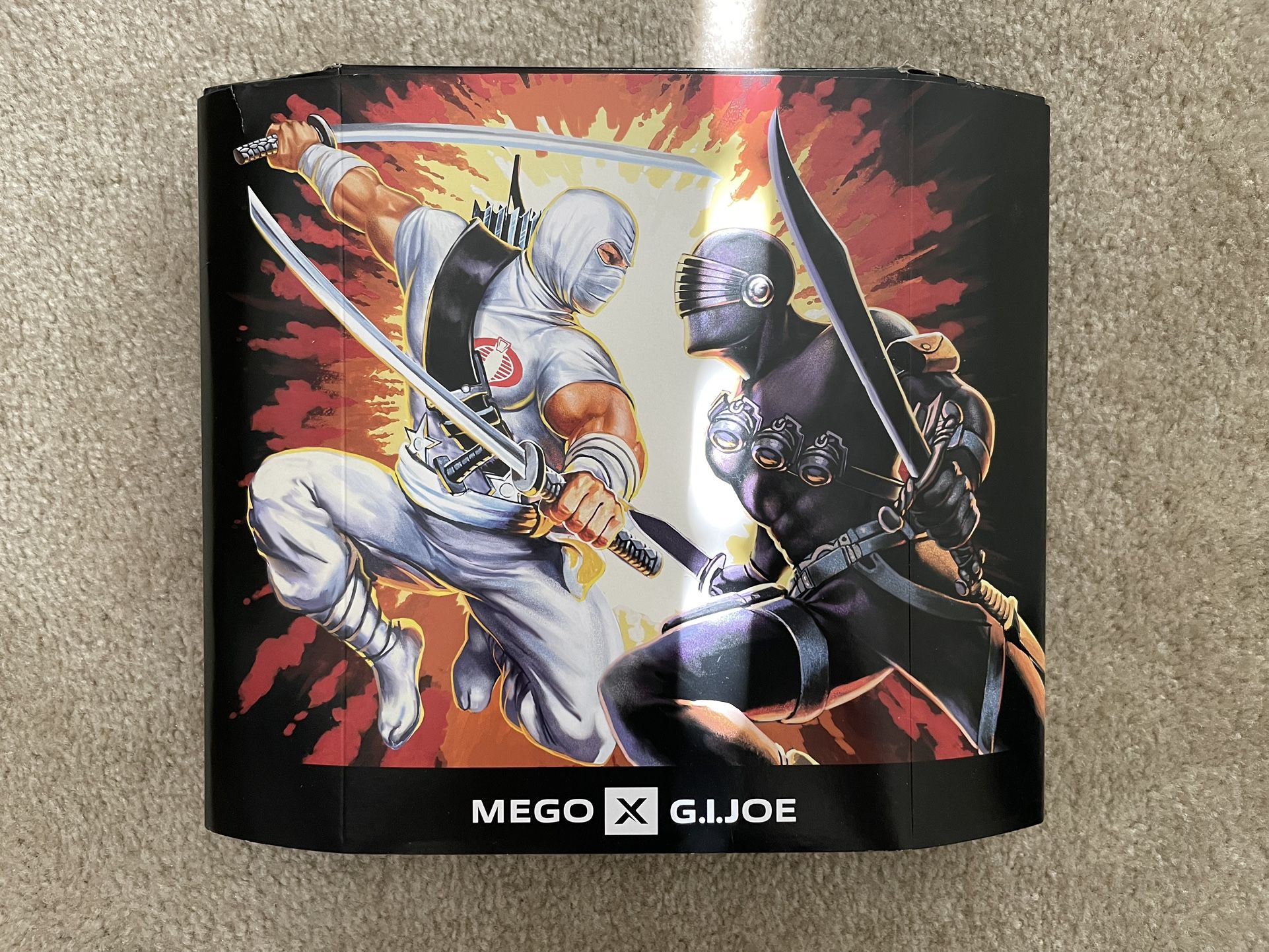 G.I. Joe x Mego Ninja Rivals Snake Eyes vs Storm Shadow 2-Pack Action Figures