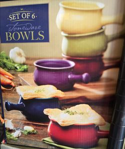 Set of 6 bowls