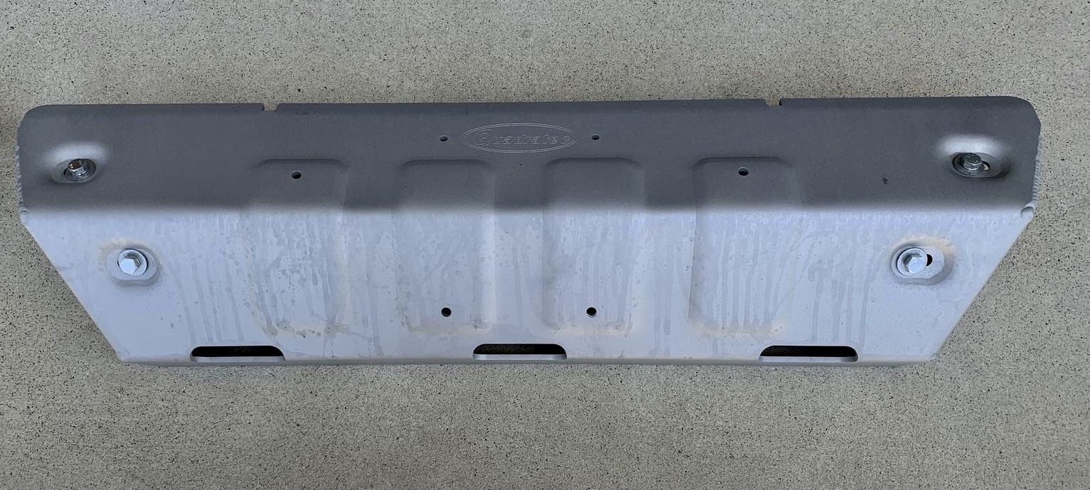 Jeep 2-door Wrangler Quadratec Aluminum Front Skid Plate Fits 2009-2017/ Mounting bolts Included