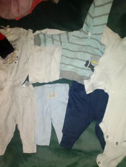 Baby boy clothes size 3 months and newborn size