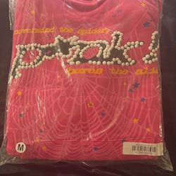 Spider Hoodie Pink 