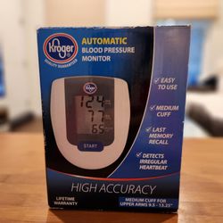 Kroger Blood Pressure Automatic Monitor BP3AQ1-1KRO - Adult Cuff