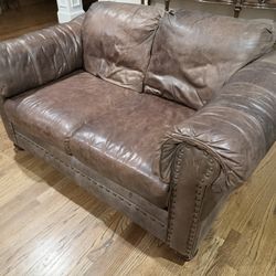 Leather Sofa and Loveseat Living room set