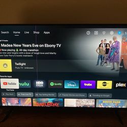 55 inch tv with line in it 