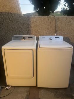 Samsung washer and gas dryer