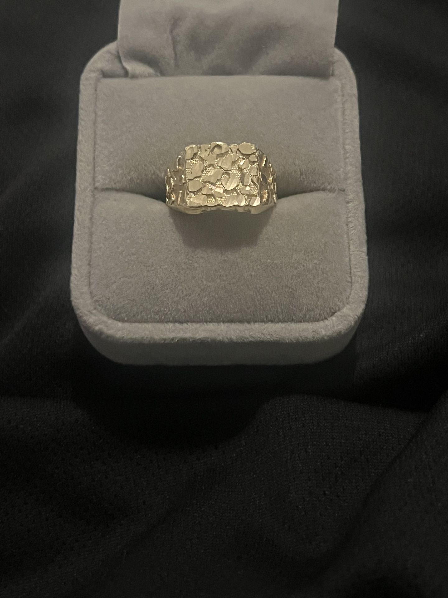 10K nugget ring