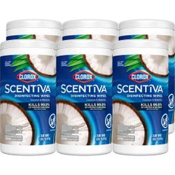 6 Pack Of Scentiva Wipes
