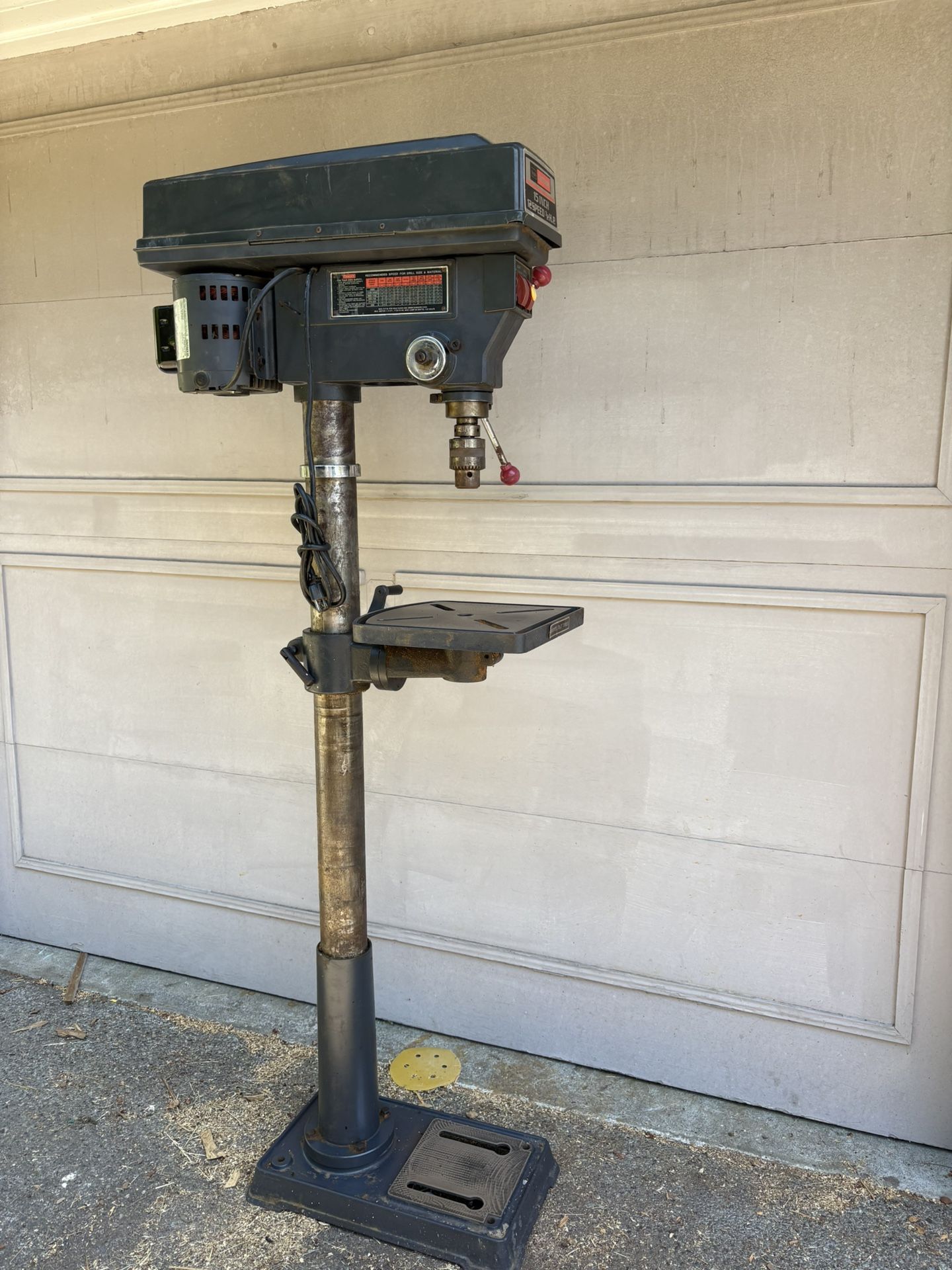 Craftsman 15” Floor Standing Drill Press