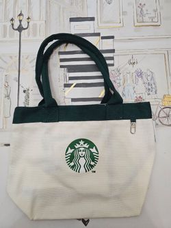 Starbucks canvas tote bag
