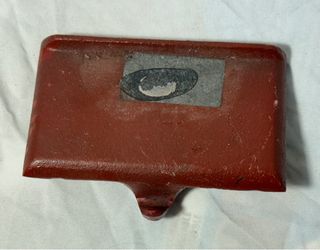 Red Painted Cast Iron Cover Panel