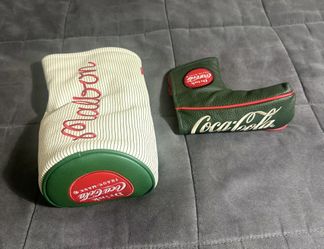 Malbon x Coca-Cola Golf Headcovers – Driver & Blade Putter Set