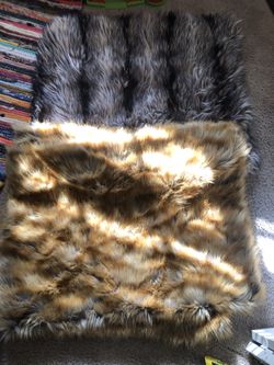 Two Fur Throws