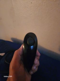 Original Nintendo Wii Nunchuck Controller (OEM White/Black) - Tested & Working