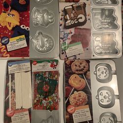 Vintage Wilton Mini Cake Pans  &  Wilton Mini Cookie Pans