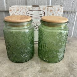 Antique Glass Jars 