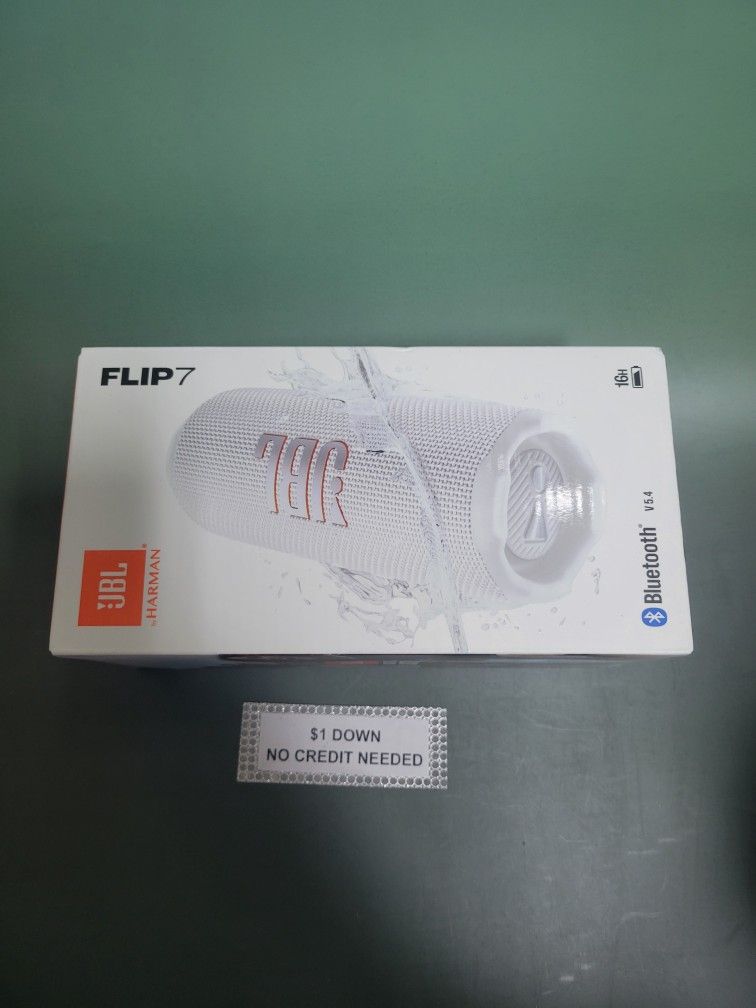 JBL Flip 7 Speaker Brand New - 5 Dollars Down No Credit Needed!