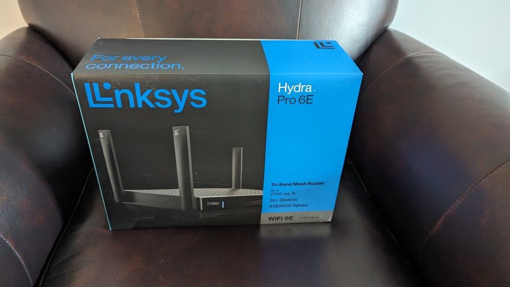 Linksys Hydra Pro Mesh WiFi 6E Router MR7500 Tri-Band WiFi Mesh Router