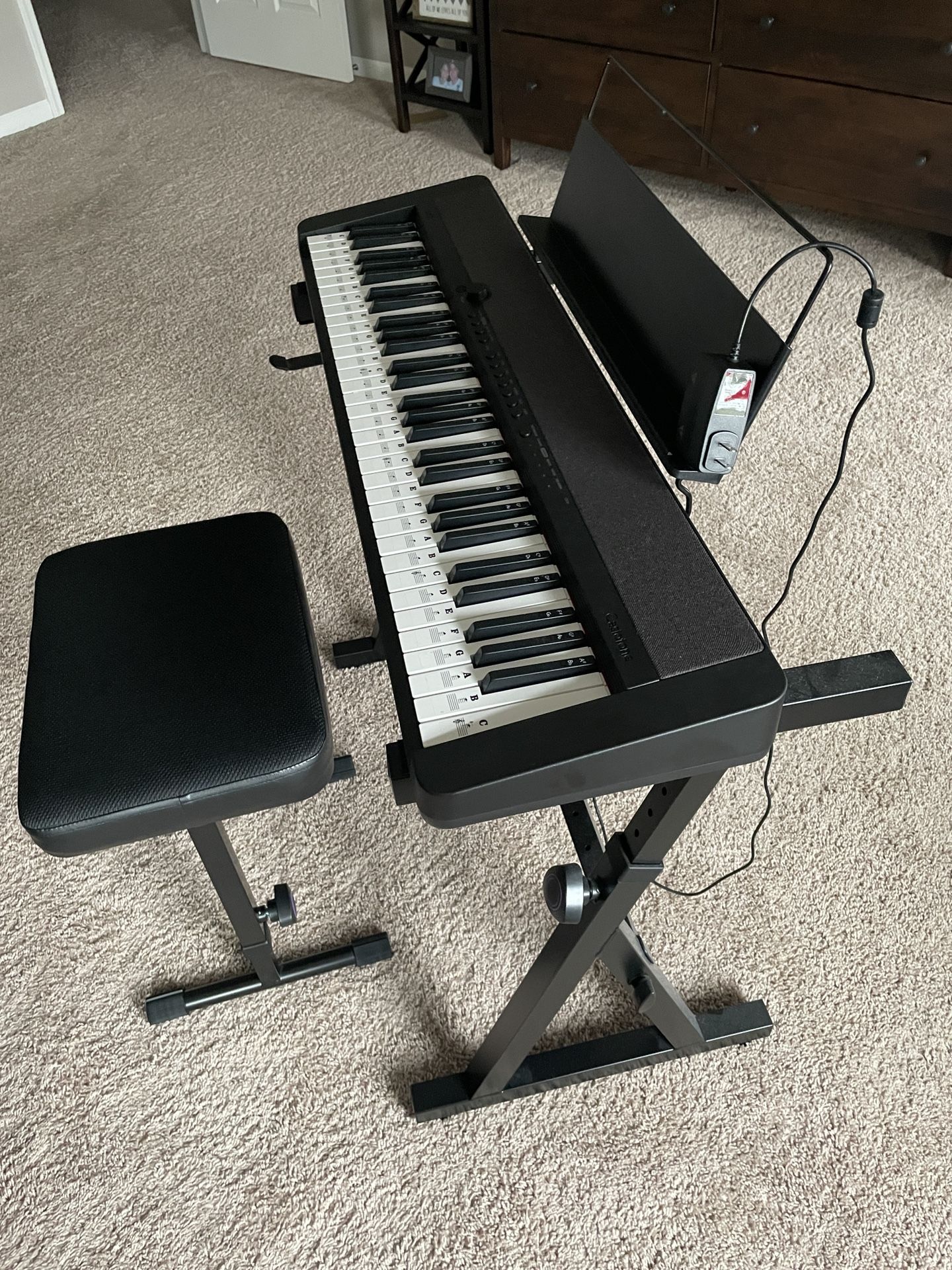 Casio CT-S1 Keyboard With Stand & Bench