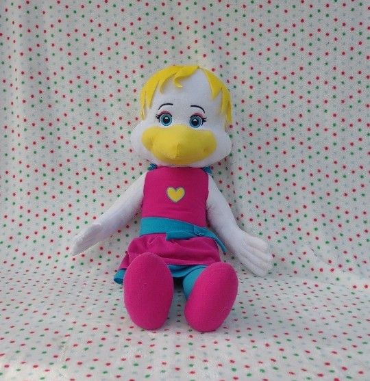 Plush Chicken Chuck E Cheese Helen Henny 28" Girl Mascot 2014 All Ages