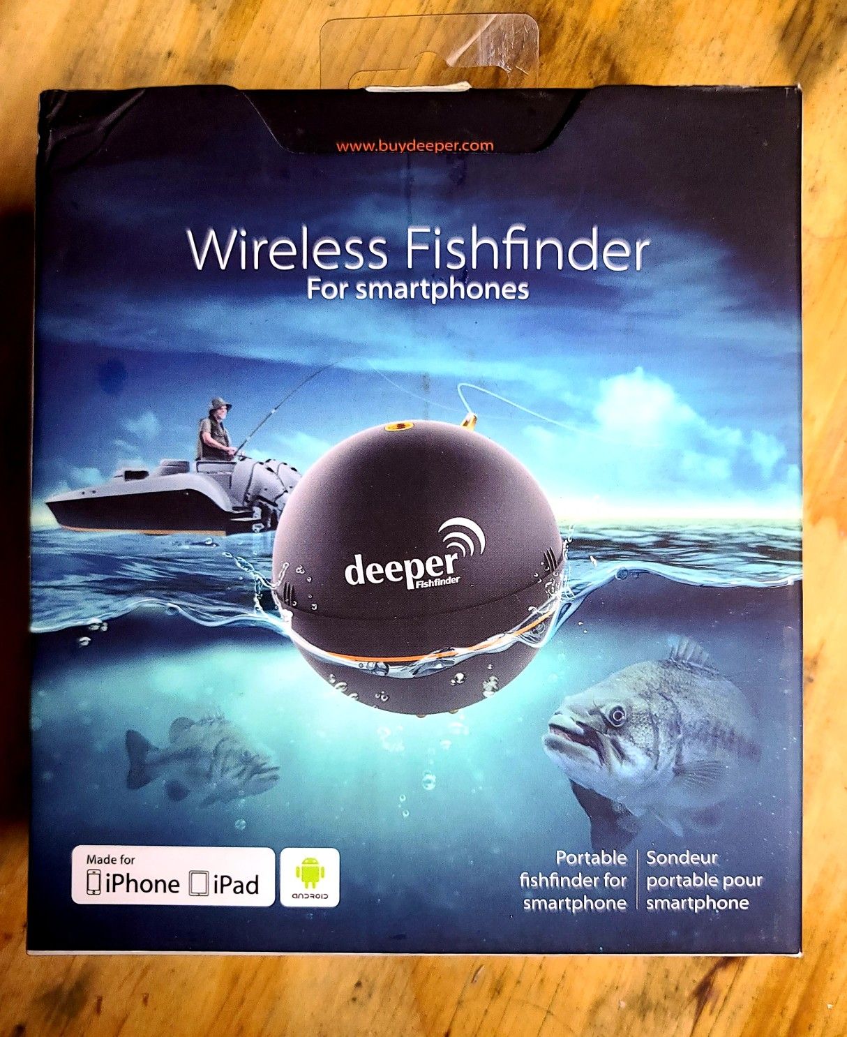 "Deeper" Portable, Castable, Fishfinder