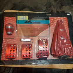 NOS CAR SHIFTER PEDAL LEATHER BOOT KIT 🚨  20YR OLDNOT MADE ANYMORE! 