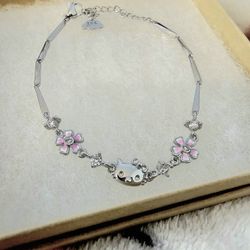 Silver Hello Kitty Bracelet 
