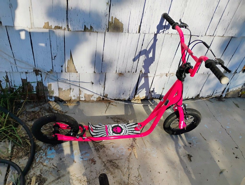 Girl Pink Scooter