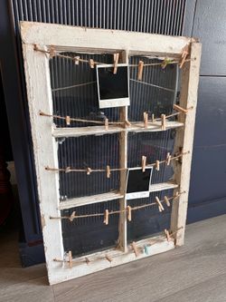 Antique Vintage Photo/Art Display Window