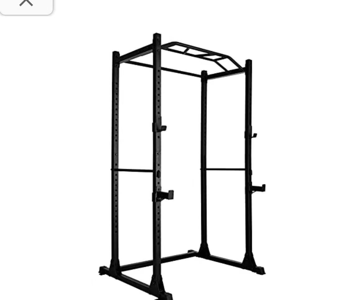 Power Rack Power Cage Workout Station Home Gym for Weightlifting Bodybuilding and Strength Training (1200lb Capacity with 2 Extra J-Hooks) $ 120