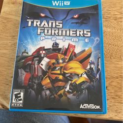 Transformers Prime WiiU