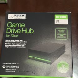 Seagate - Game Drive for Xbox 8TB External USB 3.2 Gen 1 Desktop Hard Drive with Certified Xbox Green LED Lighting - Black