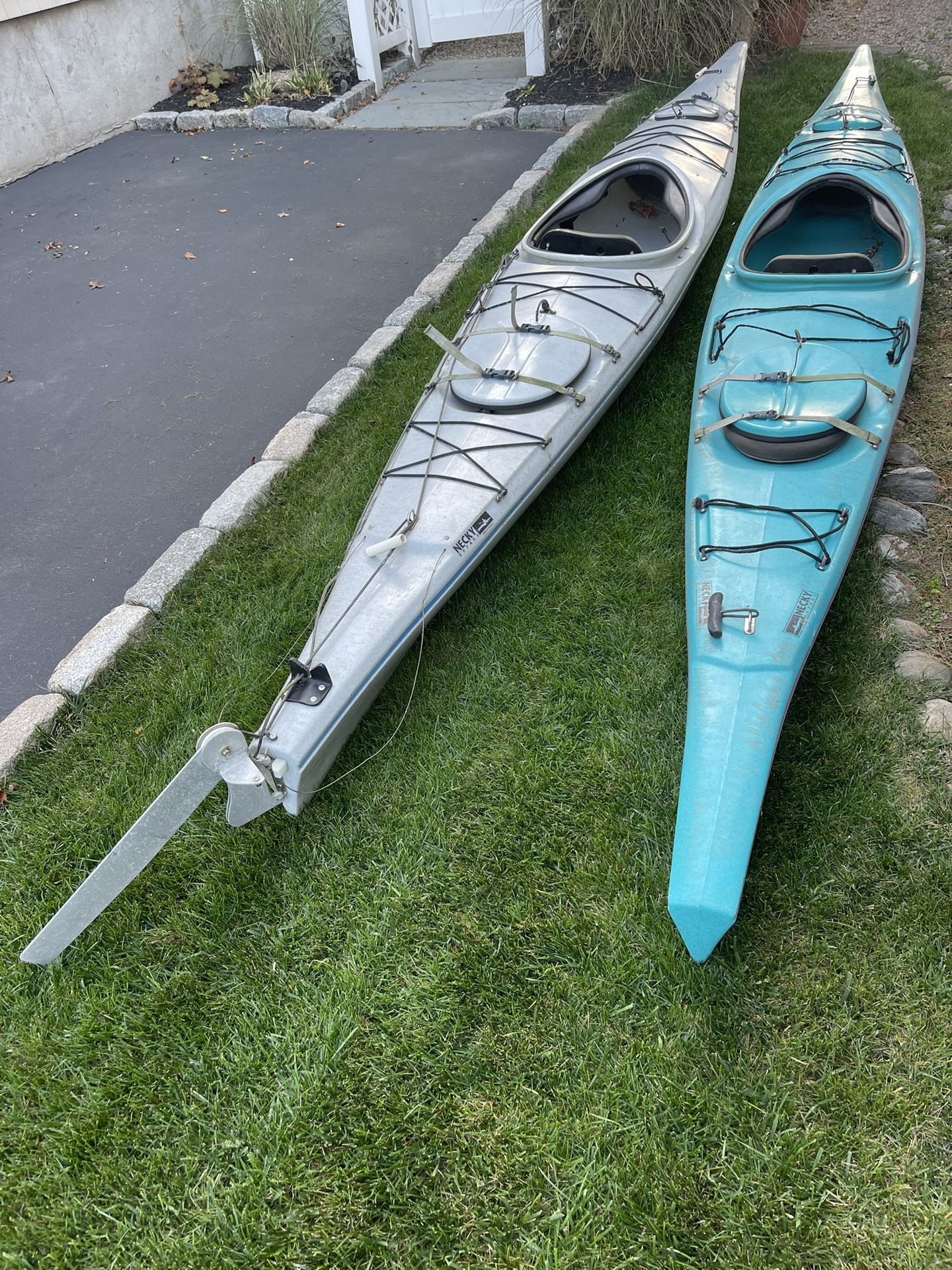 17’Narna and Looksha Necky Ocean Kayaks