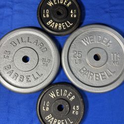 70 Lbs Of Weight Plates 