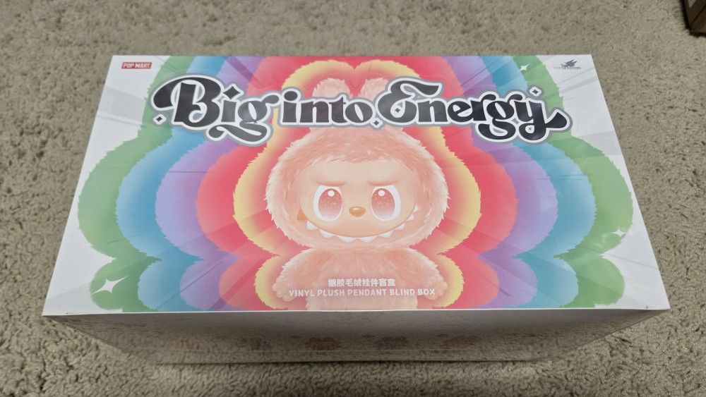 100% Authentic Big Into Energy Labubu