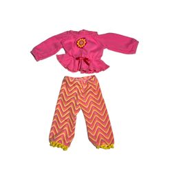 American Girl Doll Julie Zigzag Pajama INCOMPLETE