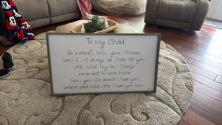 Framed Saying