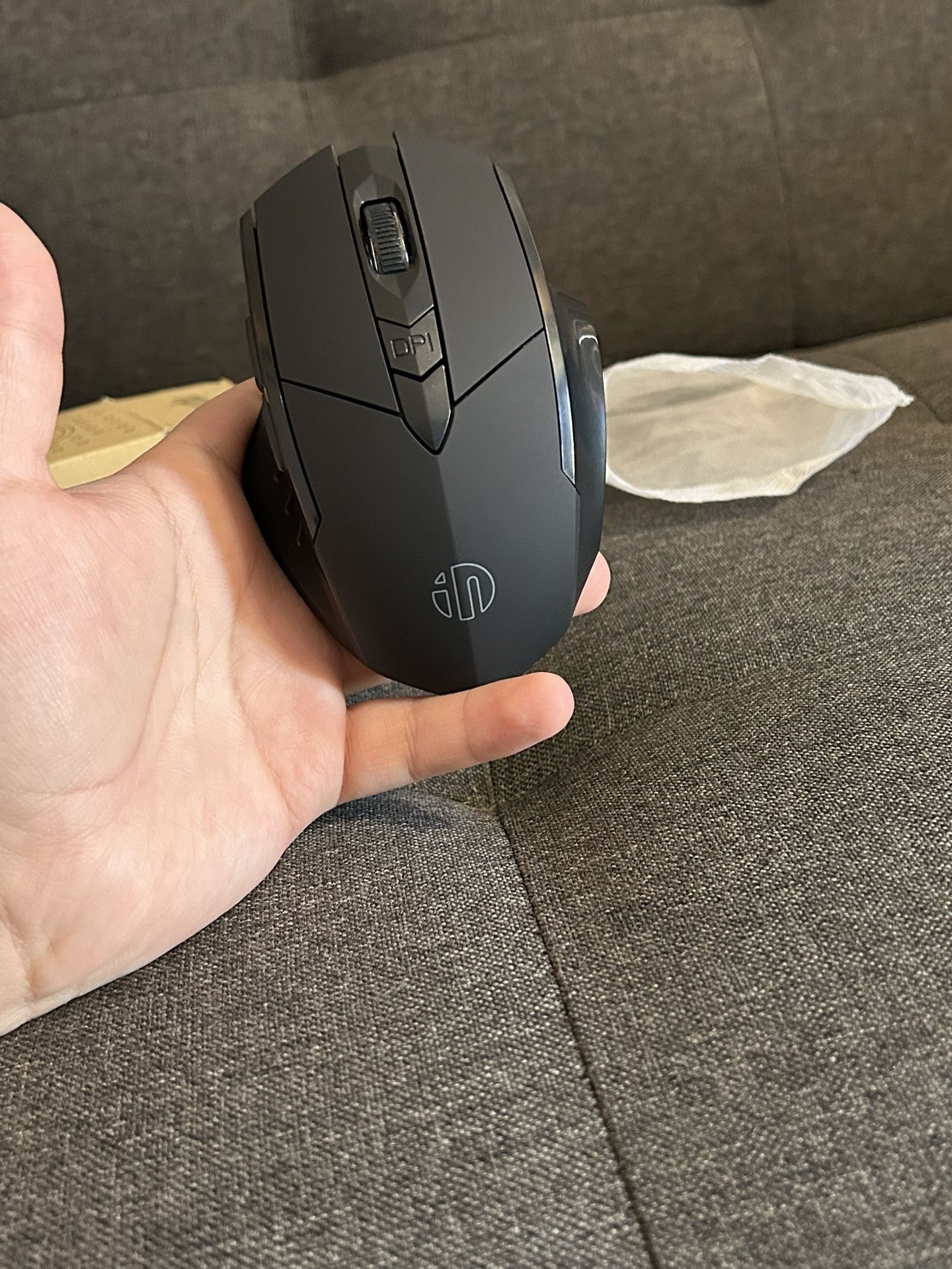 INPHIC Multi-Device Bluetooth Mouse Wireless, Rechargeable, USB Receiver