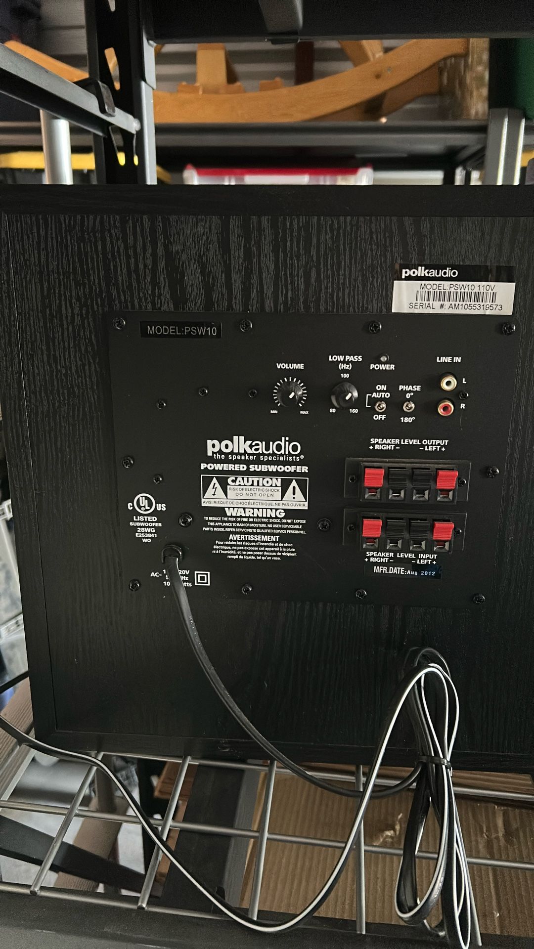 Polk Audio PSW 10 Sub Woofer