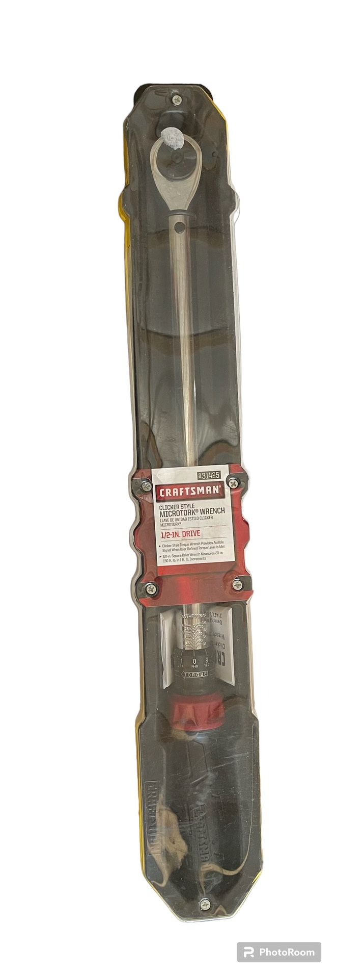 1/2 In Drive Craftsman Clicker Style Microtork Wrench